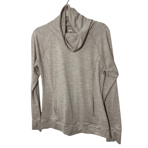 Kyodan Outdoor Women's Size L Fleece Cabin Mountain Cowl Neck Pullover - Picture 3 of 6